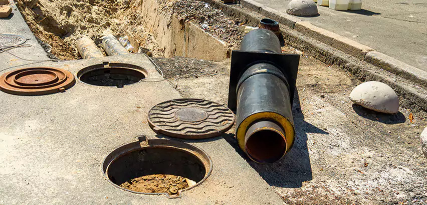 Lateral Sewer Line Replacement in Suffolk
